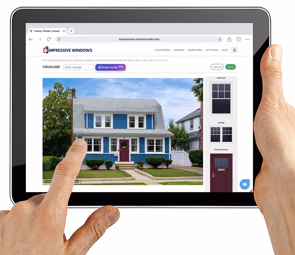 Designing Windows and Doors on ipad