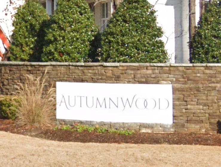 Autumnwood neighborhood in Apex, NC