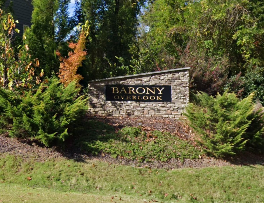 Barony Overlook neighborhood in Raleigh, NC