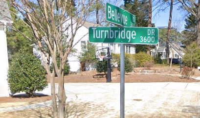 Bellevue Terrace neighborhood in Raleigh, NC