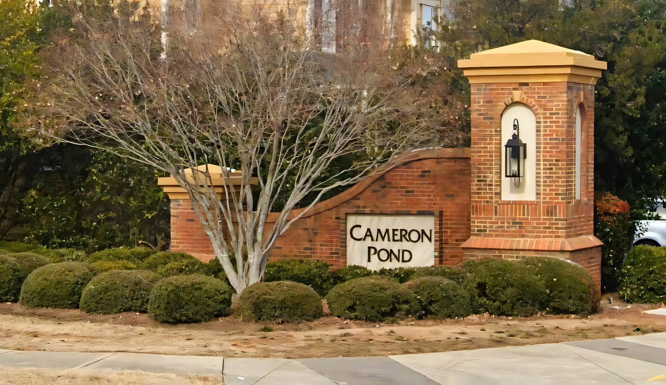 Cameron Pond neighborhood in Cary, NC