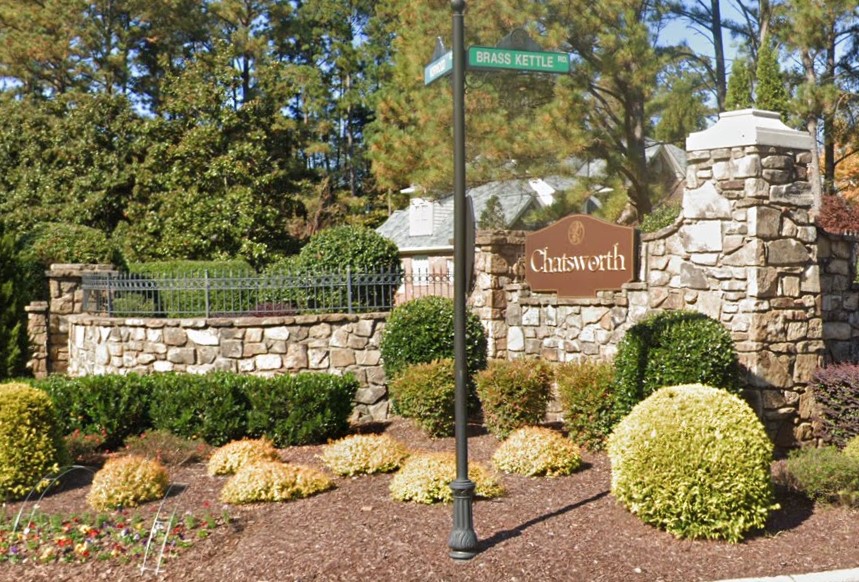 Chatsworth Overlook neighborhood in Raleigh, NC
