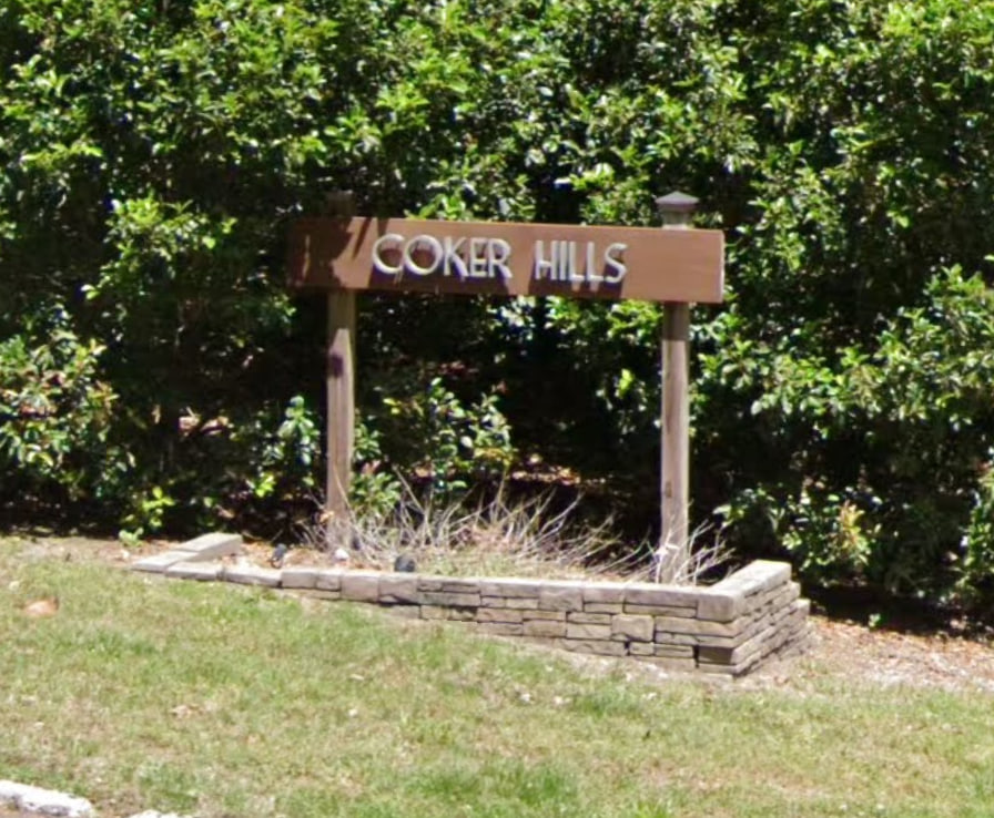 Coker Hills neighborhood in Chapel Hill, NC