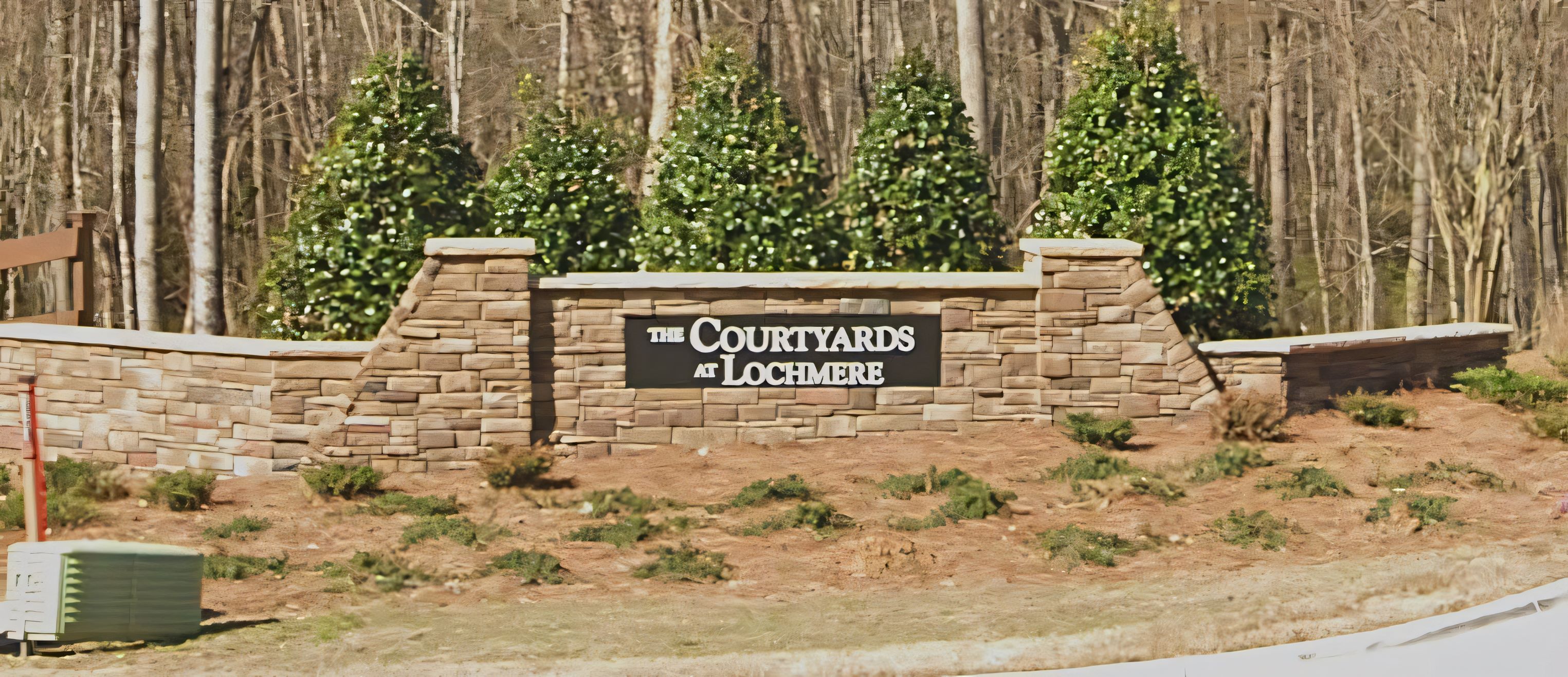 Courtyards at Lochmere neighborhood in Cary, NC