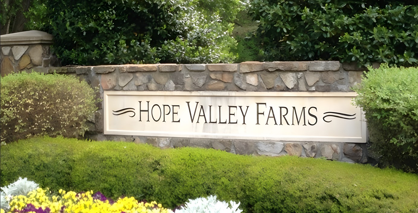 Hope Valley neighborhood in Durham, NC