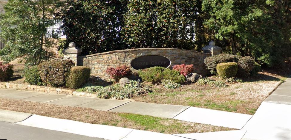 Hope Creek neighborhood in Durham, NC