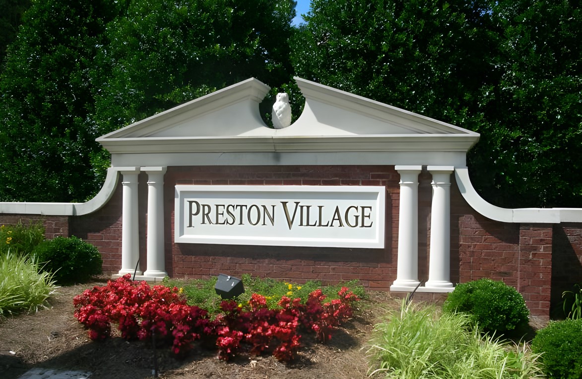 Preston Village neighborhood in Cary, NC