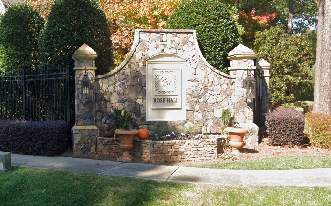 Rose Hall neighborhood in Raleigh, NC