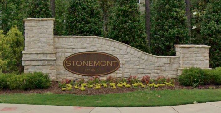 Stonemont neighborhood in Holly Springs, NC