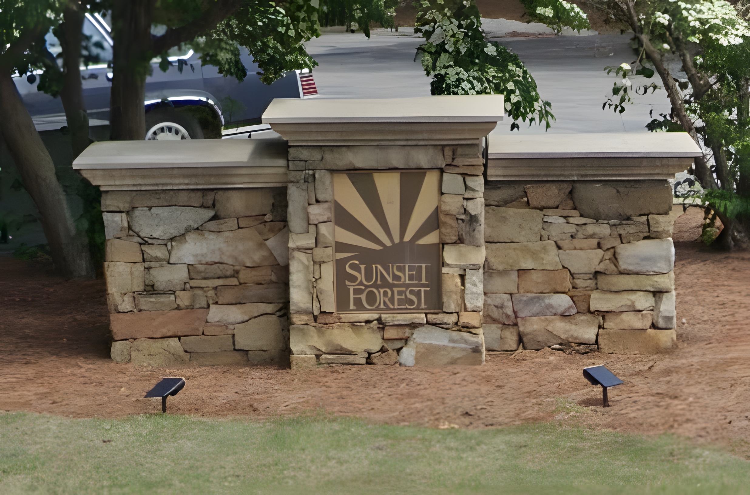 Sunset Forest neighborhood in Holly Springs, NC