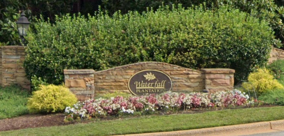 Waterfall Plantation neighborhood in Wake Forest, NC