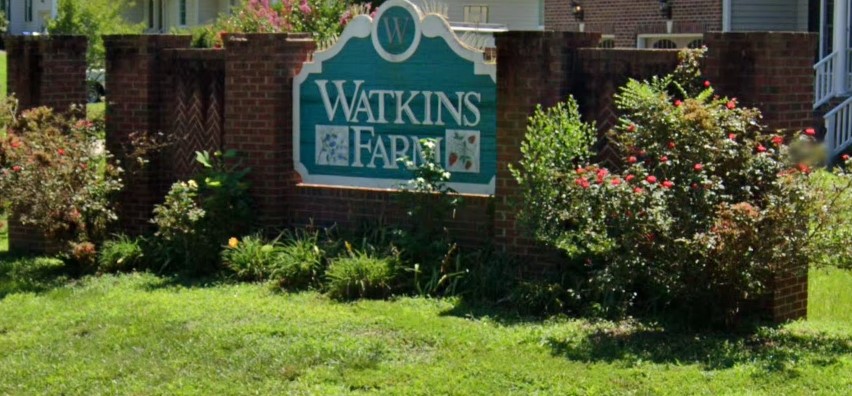 Watkins Farms neighborhood in Rolesville, NC