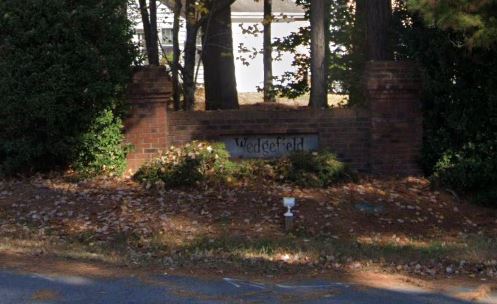 Wedgefield neighborhood in Raleigh, NC