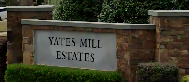 Yates Mill Estates neighborhood in Raleigh, NC