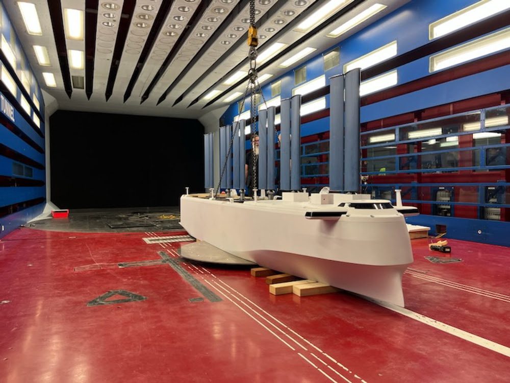 Revolutionary Wind-Powered Car Carrier Enters Critical Testing Phase