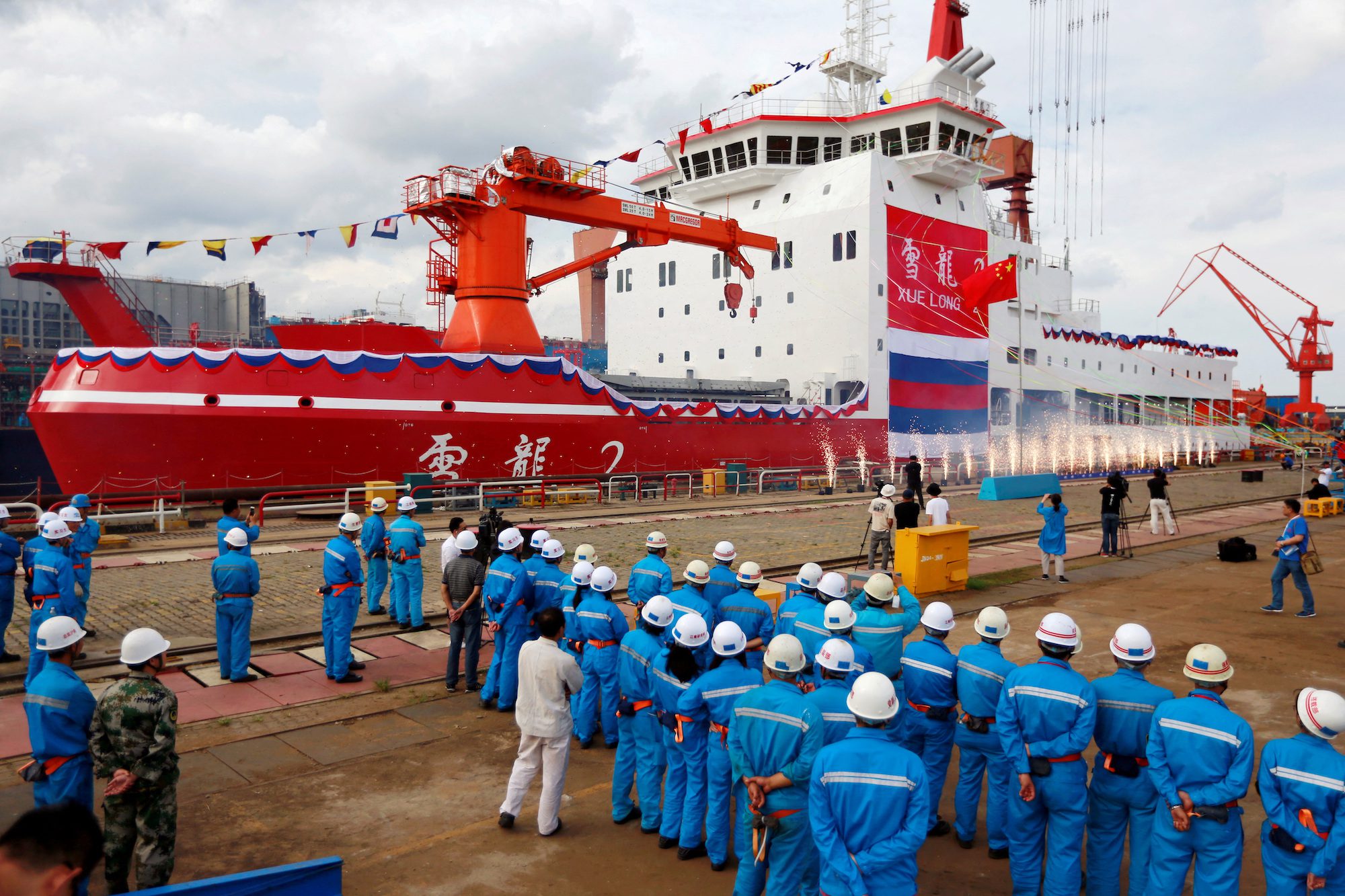 Chinese Icebreaker ‘Xue Long 2’ Operating North of Alaska, Two More En Route to Arctic