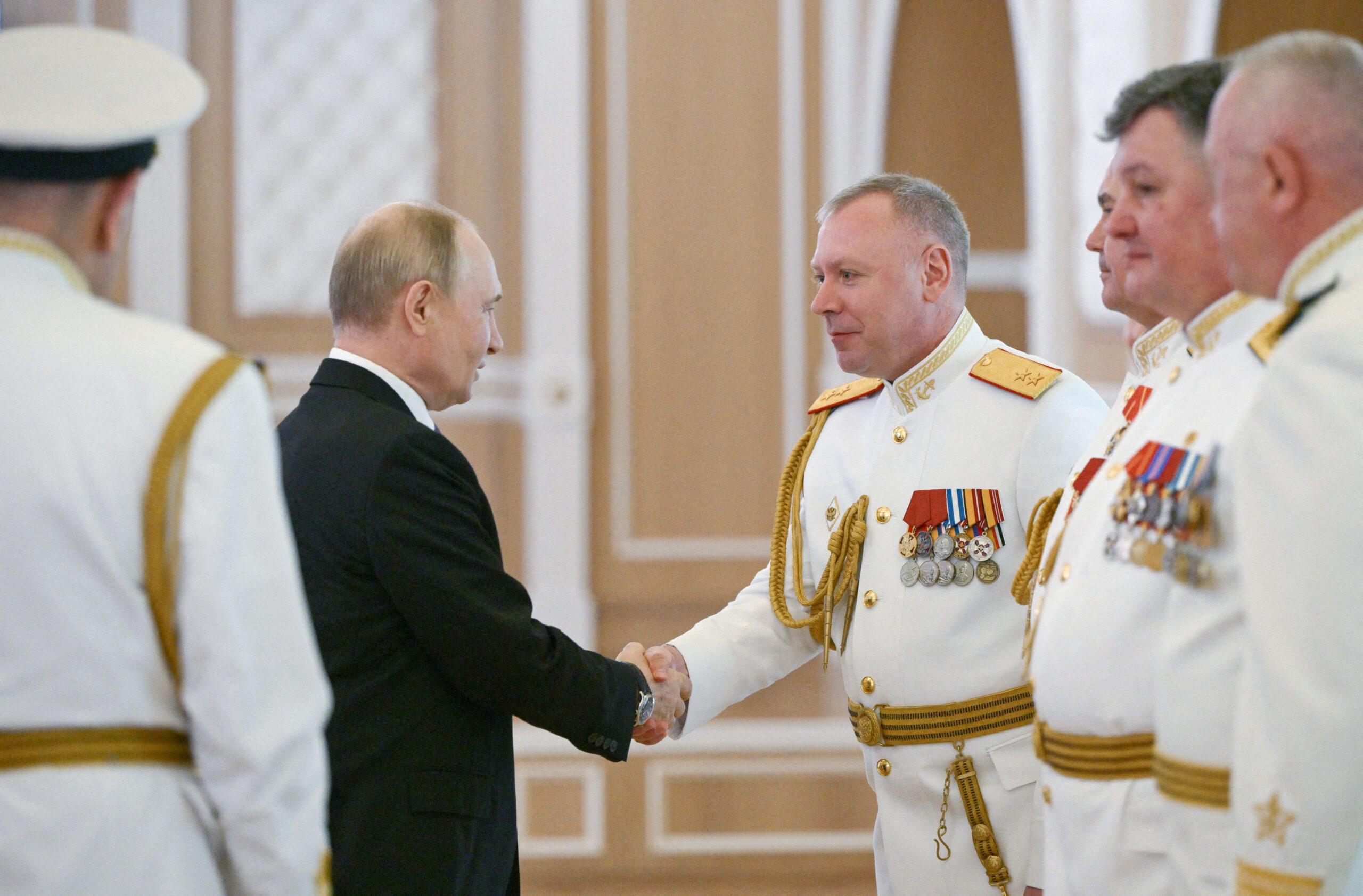 Ukrainian Drones Target St Petersburg As Putin Attends Scaled-Down Navy Day