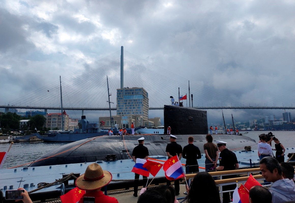 Russian and Chinese Navies Carry Out Drills In Sea Of Japan