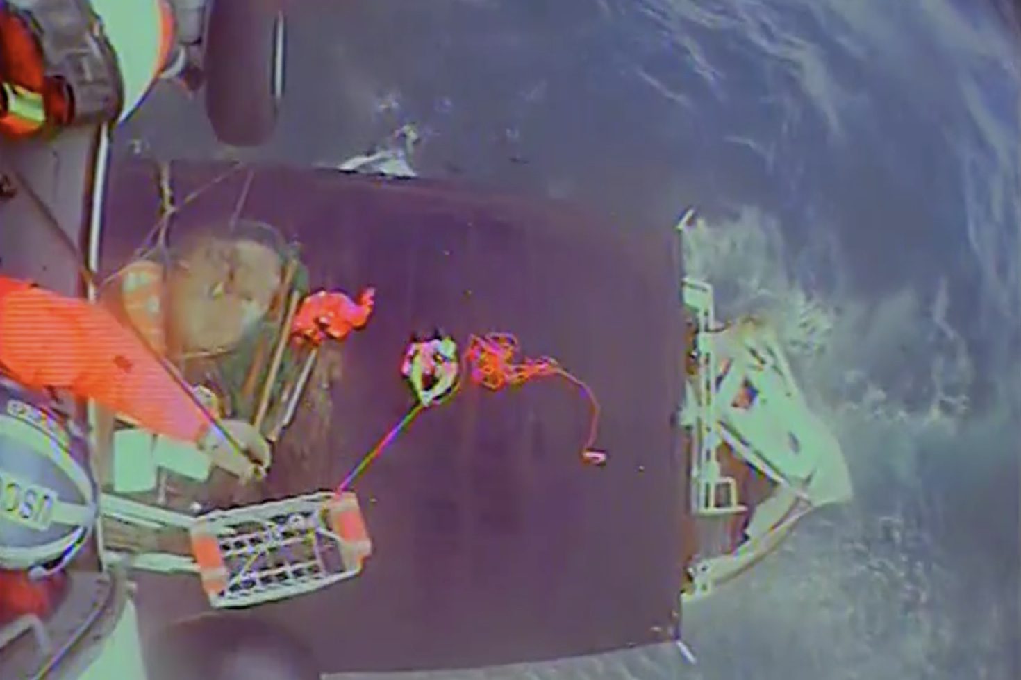 Coast Guard Aircrew Rescues Four from Sinking Tug in Remote Gulf of Alaska