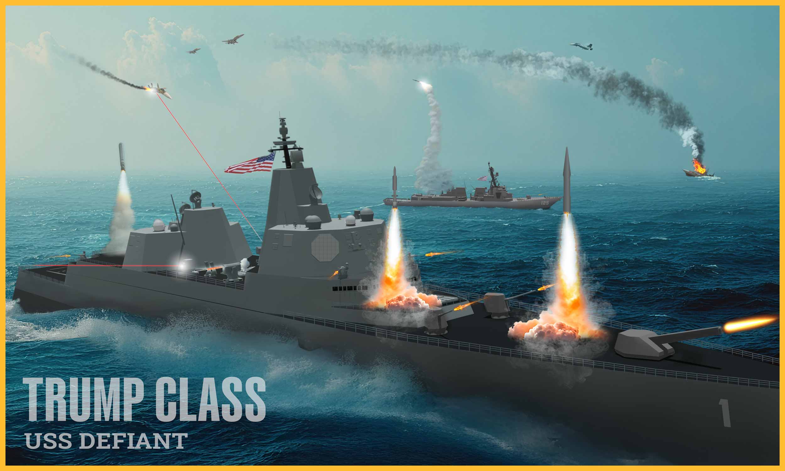 Details of Trump’s Nuclear Battleship Emerge in New Navy Shipbuilding Blueprint