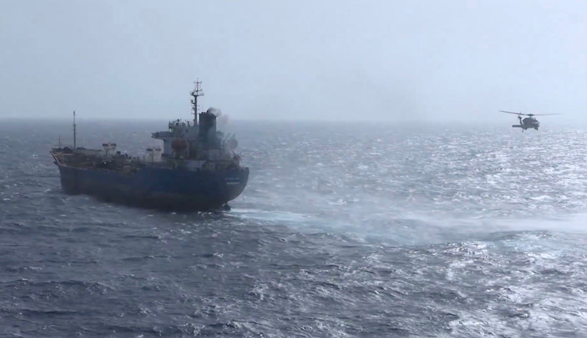 U.S. Marines Board Iranian Tanker in Gulf of Oman