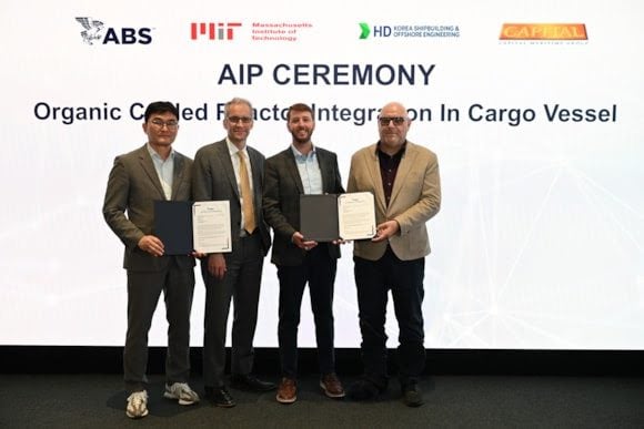 ABS Grants Approval for Nuclear Reactor Integration in Vessel Design Developed Through MIT Maritime Consortium