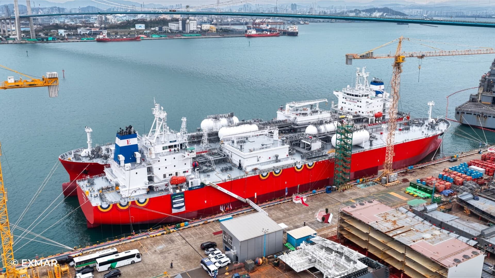 Shipping’s Ammonia Era Begins as EXMAR Receives Landmark Newbuild