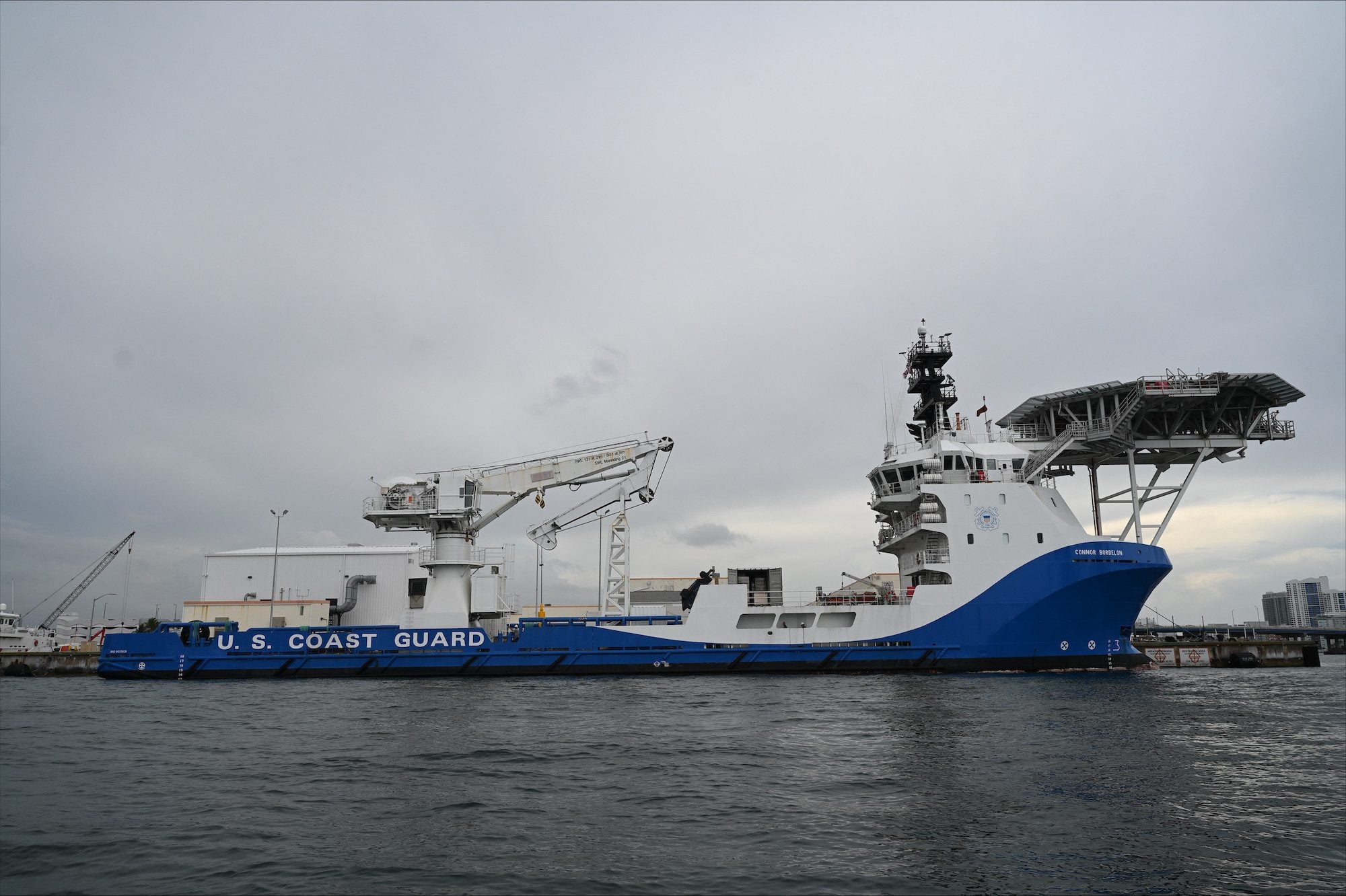 Coast Guard Taps Commercial Supply Vessel to Keep Cutters on Station Longer