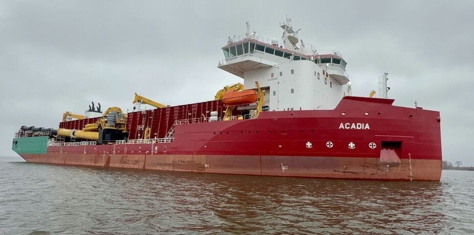 Great Lakes Takes Delivery of First U.S.-Flagged Jones Act Rock Installation Vessel