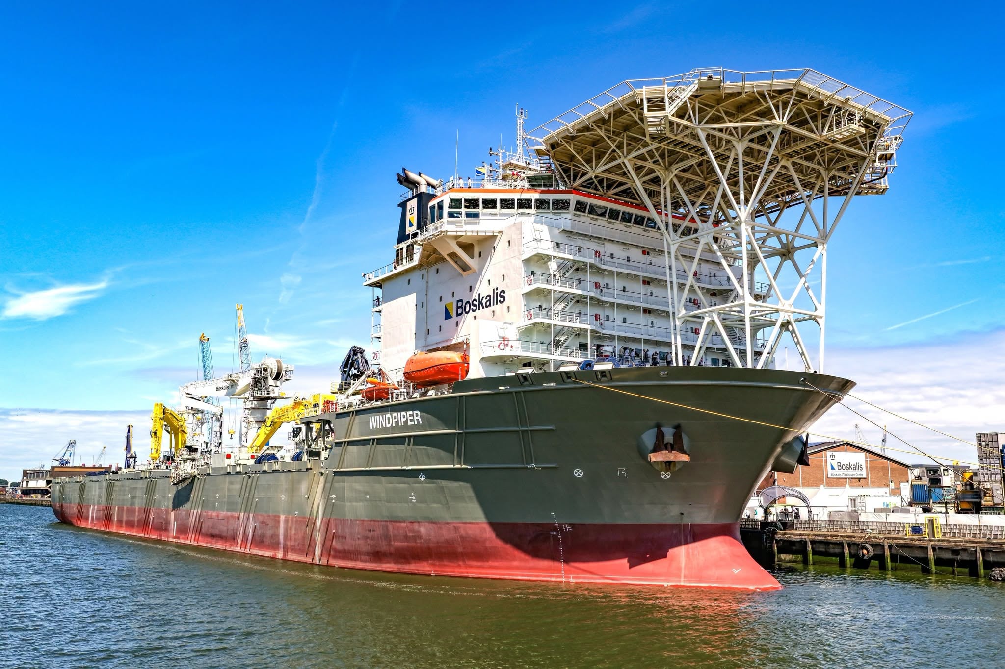 Boskalis Christens World’s Largest Subsea Rock Installation Vessel ‘Windpiper’