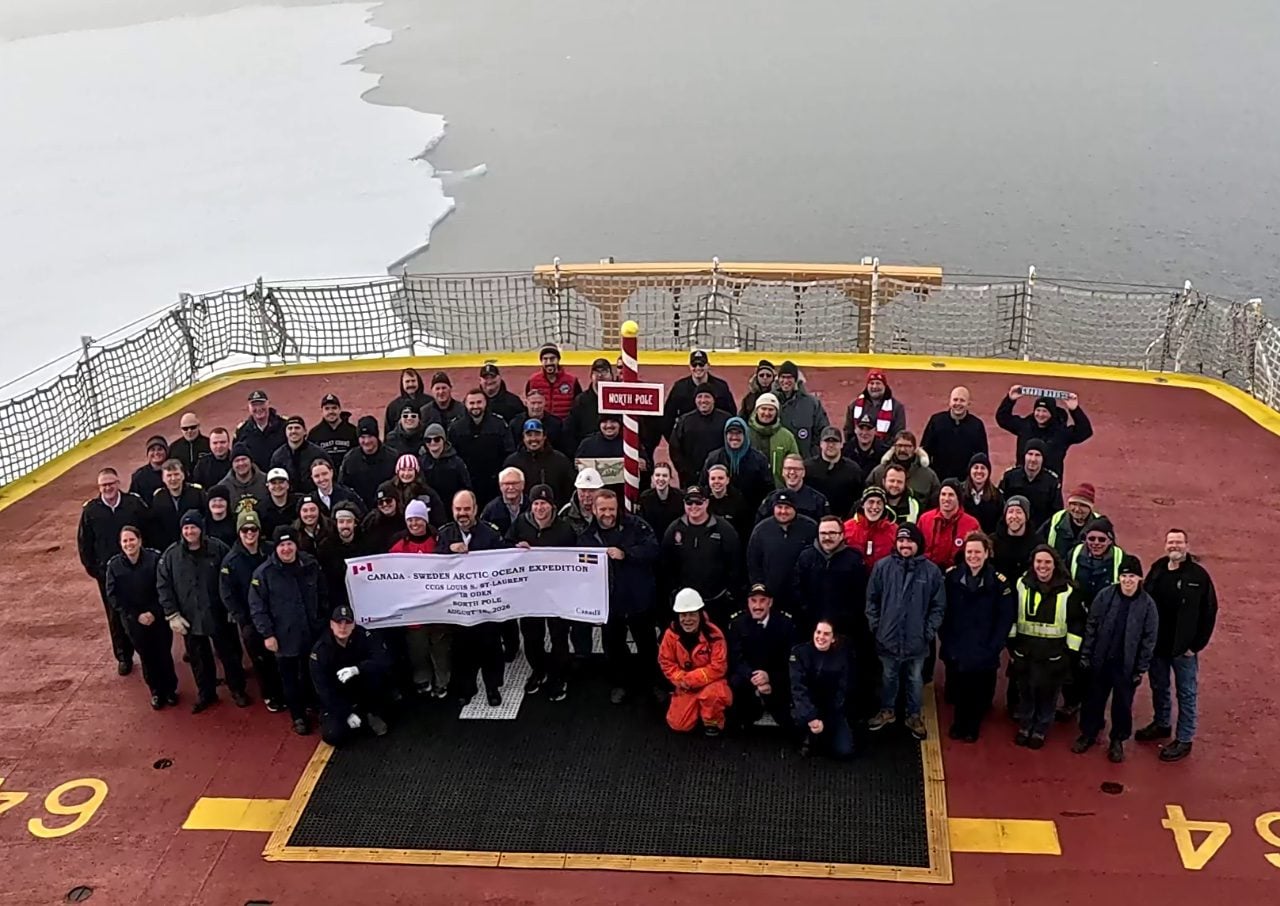 Canada’s Most Powerful Icebreaker Reaches North Pole