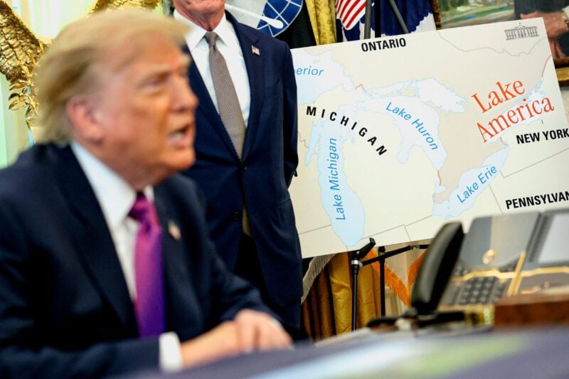 Trump Renames Lake Ontario ‘Lake America’ Amid Canada Trade Fight