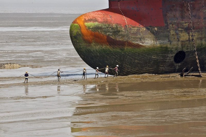 EU Ship Recycling Fight Escalates Over Indian Beaching Yards
