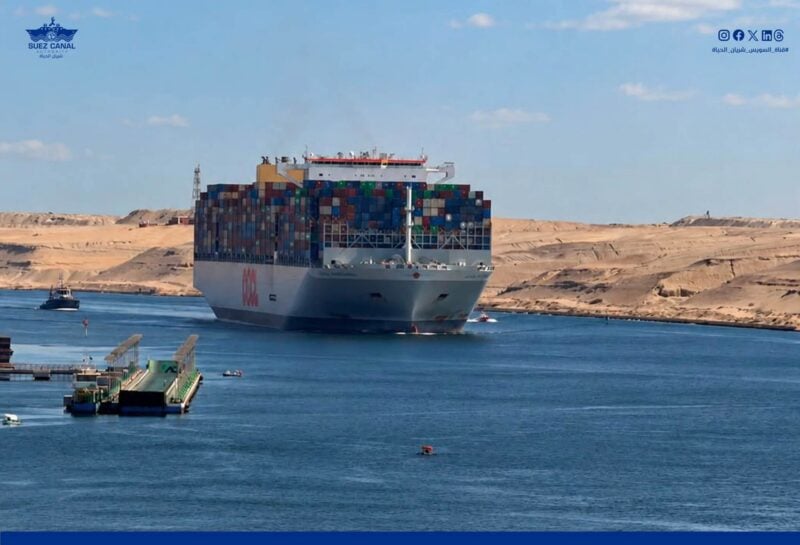 Container Rates Edge Lower Ahead of Golden Week as Suez Traffic Returns