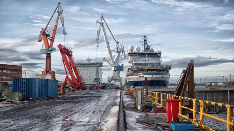 First U.S. Coast Guard Arctic Security Cutter in Finland Nears Halfway Point as Second Approaches Construction