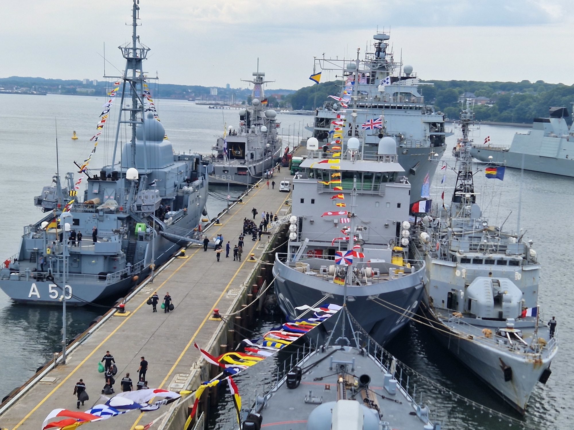 Five Arrested in NATO Warship Services Fraud Probe
