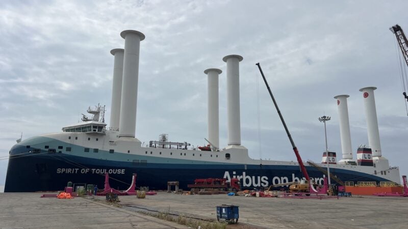 Wind-Assisted Shipping Gains Ground as Airbus RoRo Adds Rotor Sails