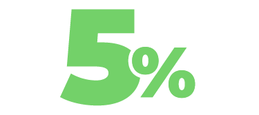 5%