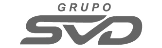 Logotipo do Grupo SVD em letras maiúsculas estilizadas.