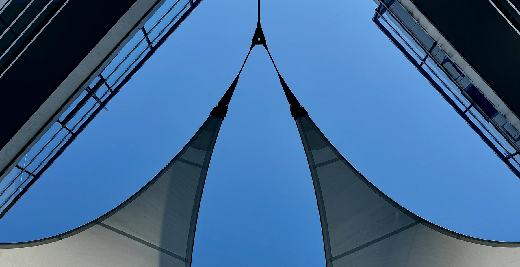 Besondere Perspektive eines Gebäudes