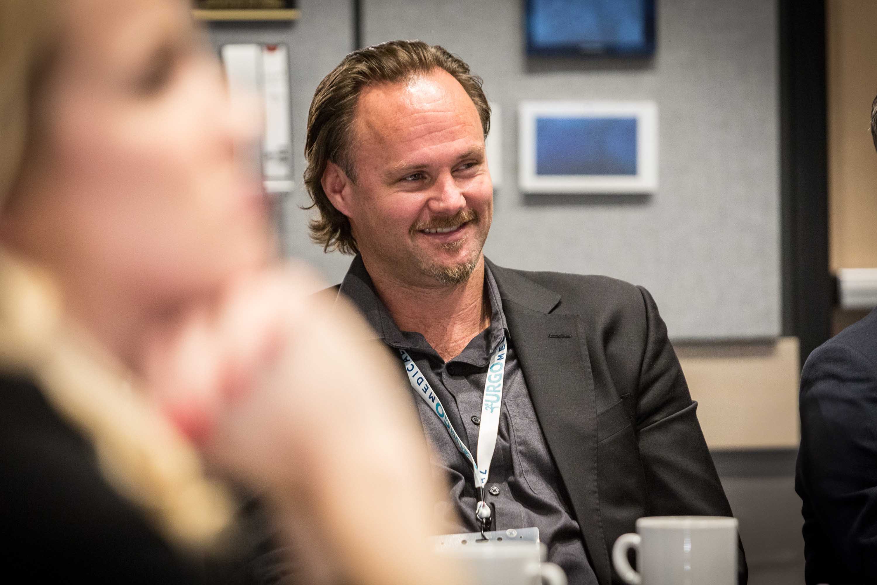 Urgo Employee smiling 
