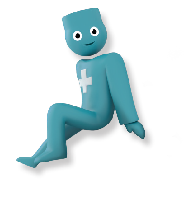3D Urgo Man sitting down