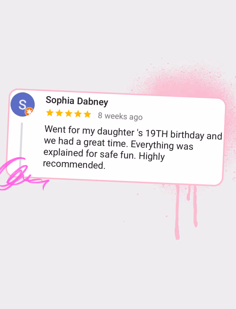Review from Sophia about her daughters 19th birthday