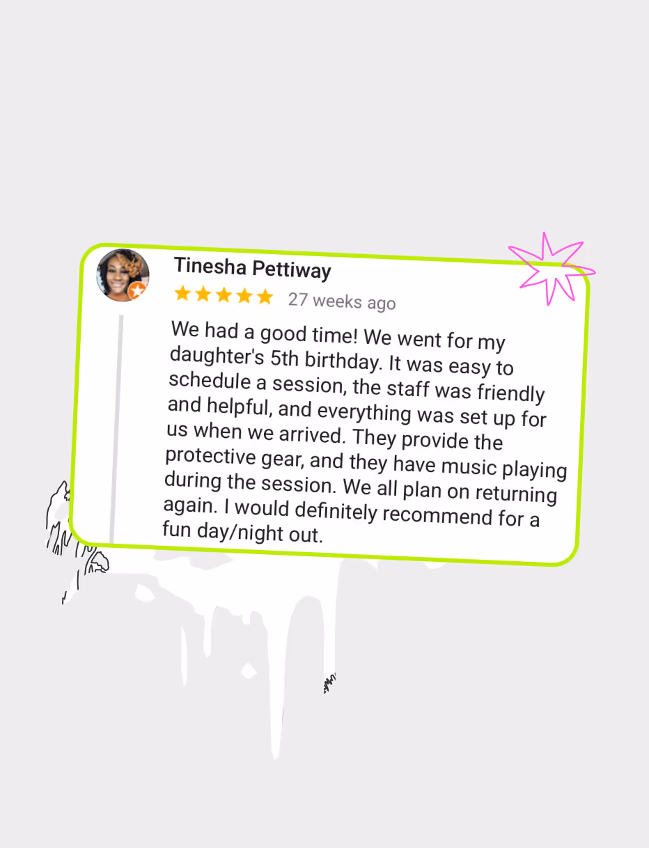 Review from Tinesha describing her daughters 5th birthday