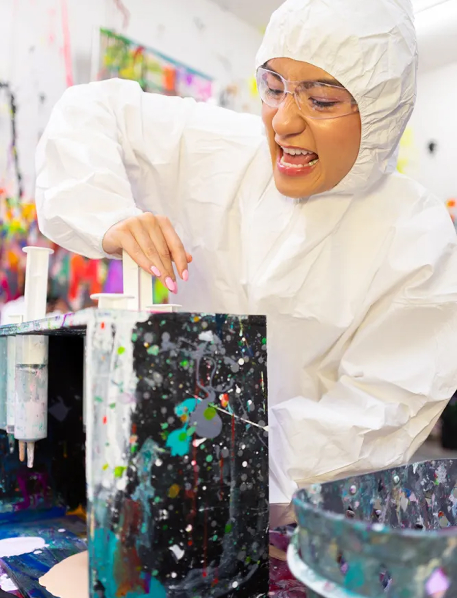 Customer testimonial graphic celebrating the interactive session