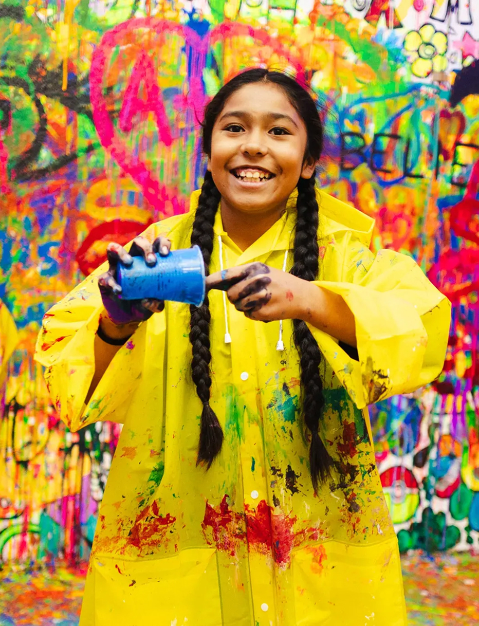 Customer testimonial card about the fun kids class experience