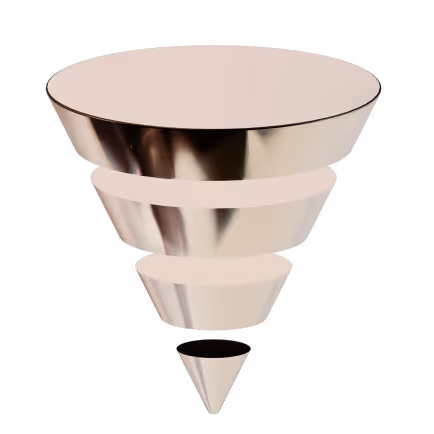 A 3D funnel