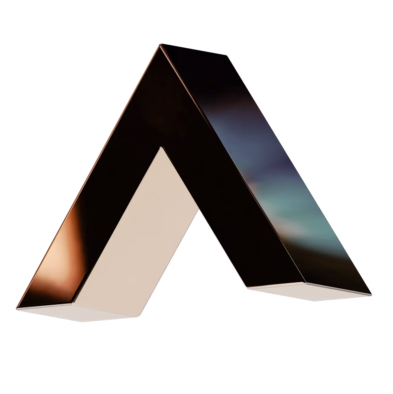 A logo assets 3D