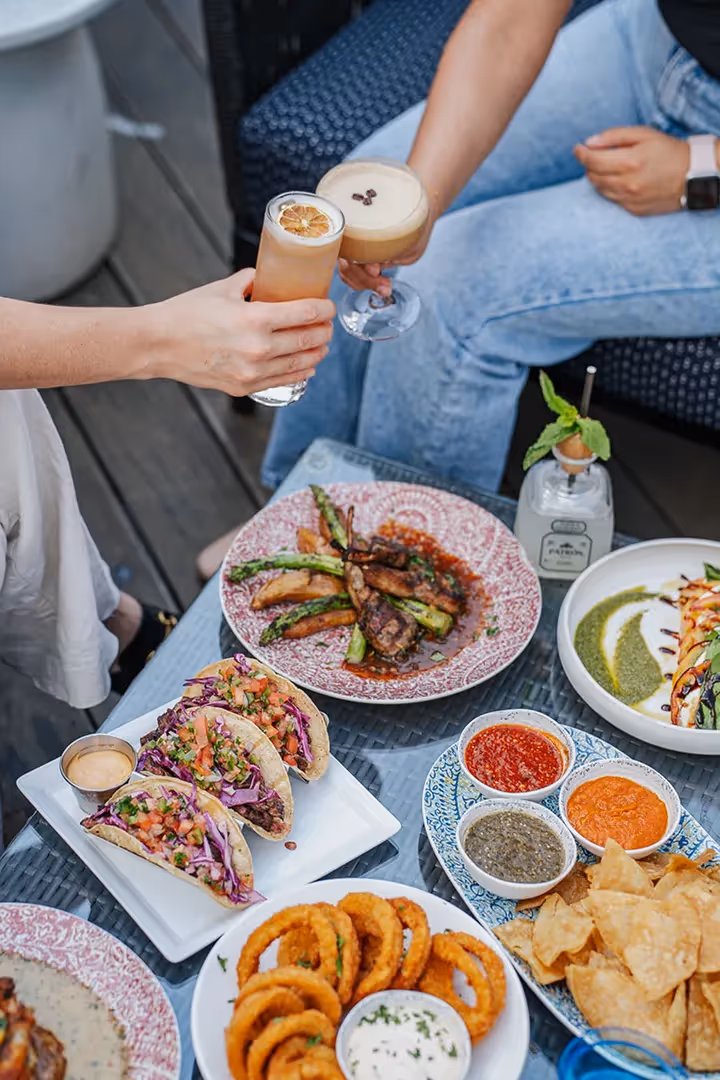 Image of a rooftop event at The 101 restaurant