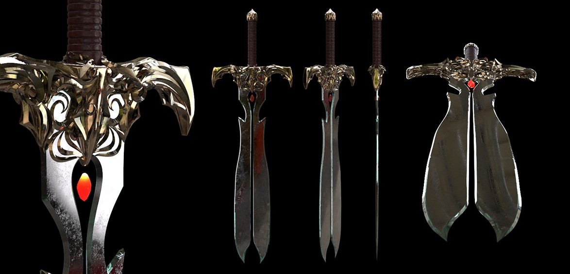 Creating a Sword in ZBrush for the "Swords of Discord' Challenge"